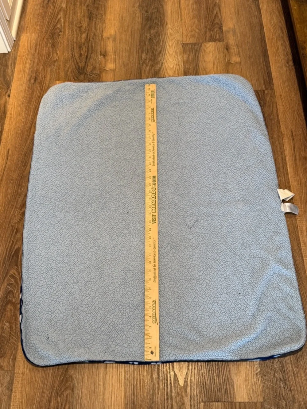 Just Born Kohl's Navy Light Blue Tan Grey Lion Velour Sherpa Baby Blanket